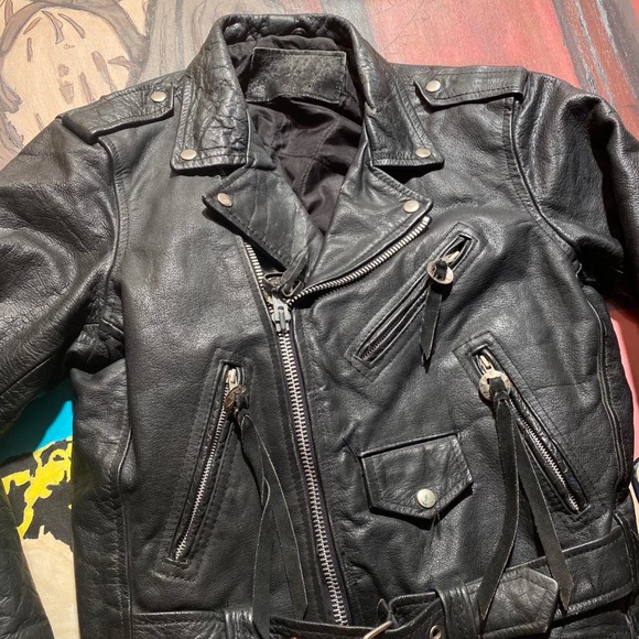 Vintage Leather Jacket - Picture 3 of 4